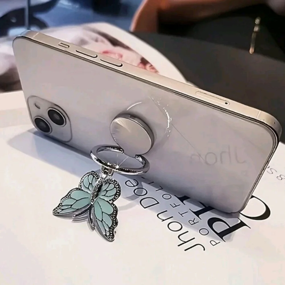 Butterfly Phone Ring Grip 360 Degree Rotating Plating Finger‎ Holder Kickstand